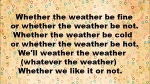 Tongue Twister for W and TH sound .English Tongue Twister