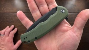 CIVIVI Praxis C803F OD Green G10 Black Stonewashed 9Cr18MoV