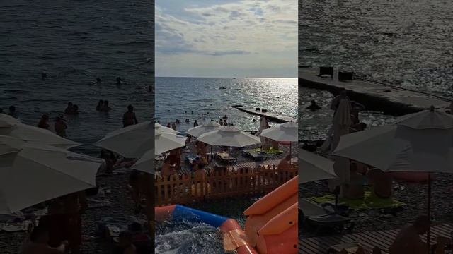 АДЛЕР. ПЛЯЖ "ЧАЙКА". 26 ИЮЛЯ. #beach. #море. смотреть онлайн