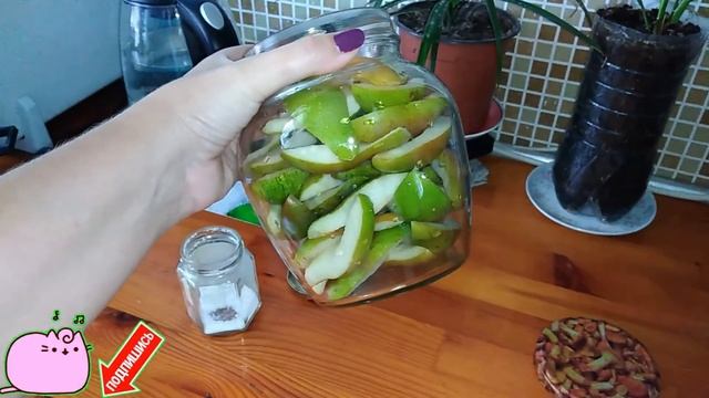 Груши в сиропе на зиму / Заготовки / Что привёз муж / Английский / Anika Z  влог