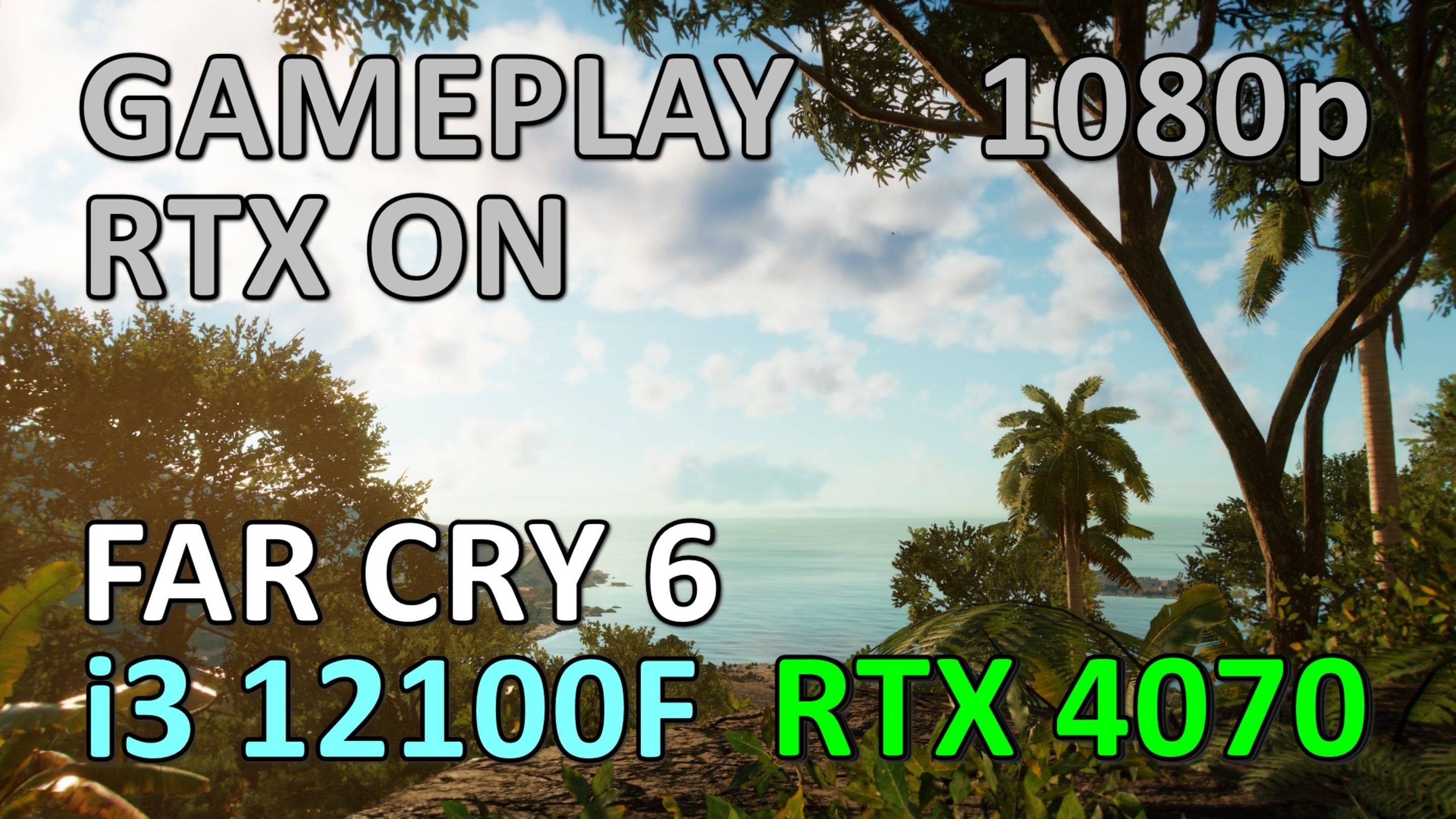 i3 12100F + RTX 4070 / FAR CRY 6 / GAME PLAY