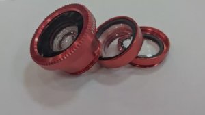Набор объективов для телефона 3 в 1 (Fisheye рыбий глаз, ширикоугольная и макро линза)