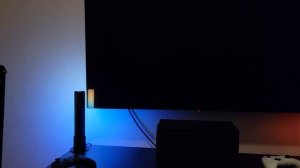 LG OLED C1 48 inch + Govee Flow Plus Light Bar Setup