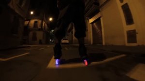 Powerslide Fothon Emotion LED wheels - Colorful night