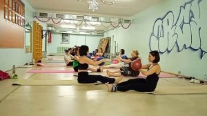 тренировка с миниболом