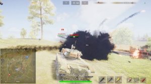 Першинг со специальным камуфляжем на карте Градца