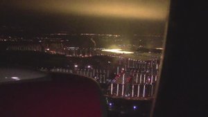 Ночная посадка в аэропорту Внуково, 13.10.2016