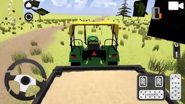Indian Tractor Simulator #2 Real Tractor Games Tractor Video Traktor Driving And Parking Traktör
