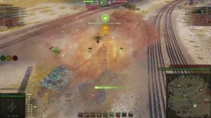 Неважно раскатились и в ангар скатились. 20250111 0229. ИС-4. Степи.