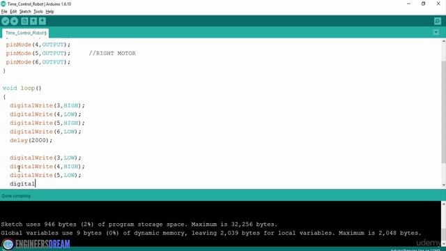 3.3. Time Control Robot - Backward Program