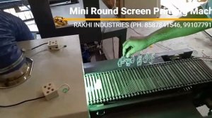Nail Polish Mini Round Screen Printing Machine