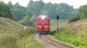 Самый новый ТЭП70БС-354 с электропоездом ЭС1П-010  Ласточка  сообщением Муравьёво — Москва