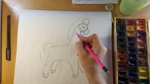 Дымковская игрушка  Рисуем вместе