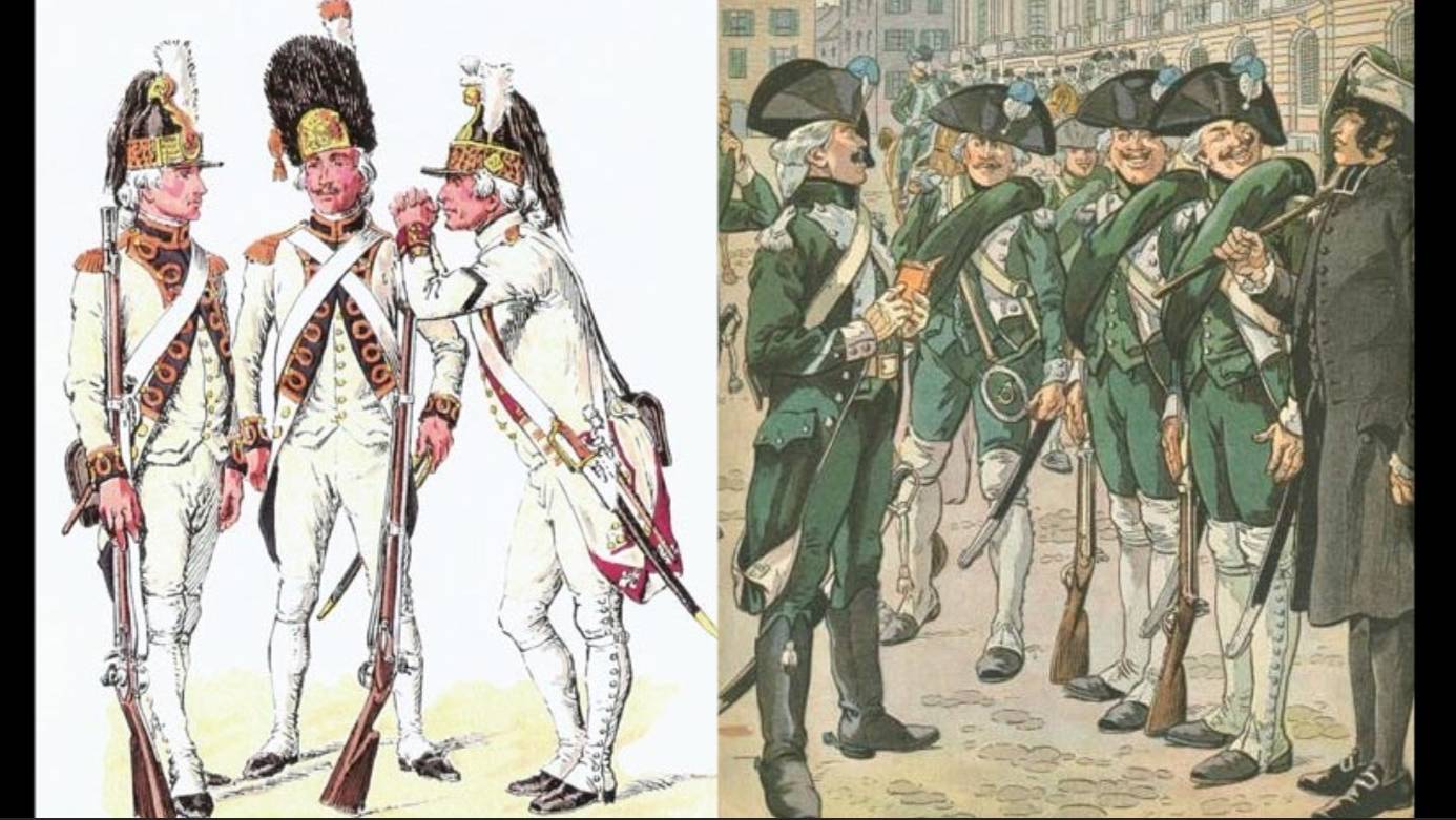Униформа французской армии  - 1762-1786