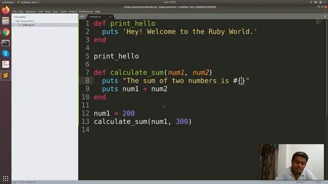 Learn Web Development Using Ruby on Rails - String Interpolation