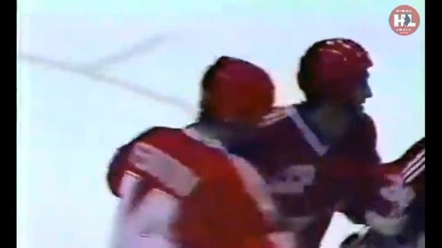 1987. Кубок Канады. Гол Сергея Светлова в ворота США | 1987. Canada Cup. Sergey Svetlov goal