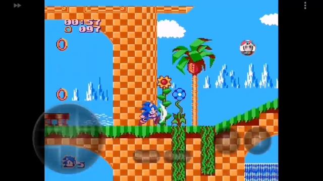 sonic vol 2 NES прохождение 1 часть смотреть онлайн