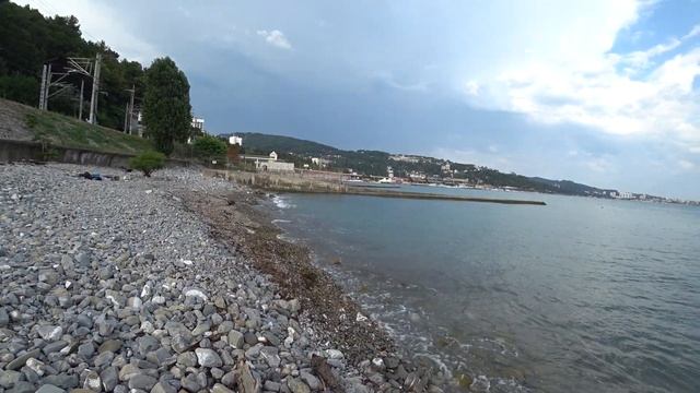 СОЧИ. ХОСТА. Мыс Видный. Дикий пляж. Народу нет! смотреть онлайн