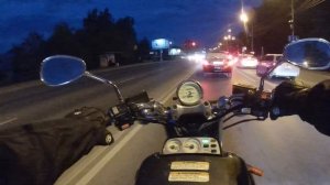 Видео на продажу, езда на yamaha vmax 1200 ночью