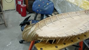 № 11 Установка носовой фигуры на вальхаллу