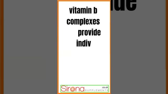 Vitamin B Supplements & Tablets смотреть онлайн