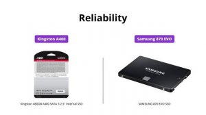 Kingston A400 vs Samsung 870 EVO SSD