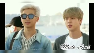 НамДжины в аэропорту 💜😊 NamJin's at the airport 💜😊 #НамДжин #NamJin