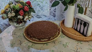 С Новым годом. Очень Вкусный банановый пирог