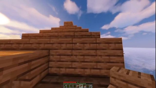 Расслабляющий Minecraft Идеальный дом у океана без комментариев 🏠🌅