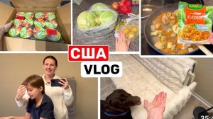 США ВЛОГ Плов с курицей? Тушенная капуста? Очень ждала! Мой обновлённый диван