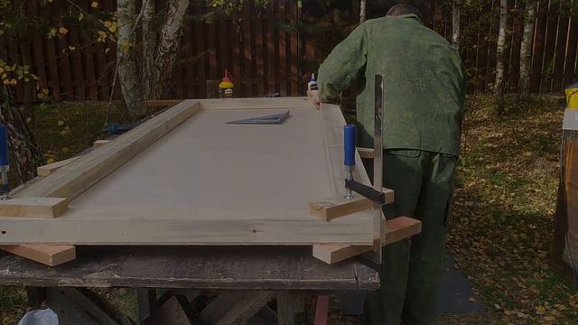 Теплая входная непромерзающая дверь своими руками. Вроде получилось. Часть 1. смотреть онлайн