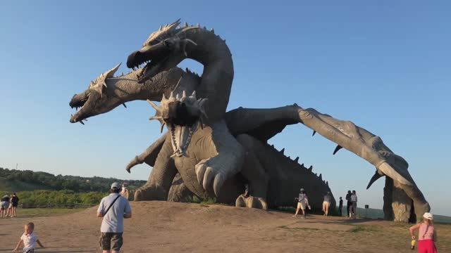 Наша поездка в природный парк чудес Кудыкина гора! с. Каменка. Посмотрели как рычит Змей Горыныч!