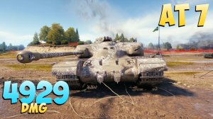 AT 7 - 7 Фрагов 4.9K Урона - Ответственный! - Мир Танков