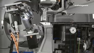 Salvagnini panel bending: P1 mini panel bender - Supermarket shelf