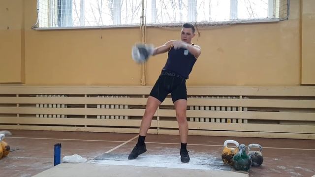 Чемпионат Донецкой области, двоеборье на гирях 24 кг (рывок) смотреть онлайн