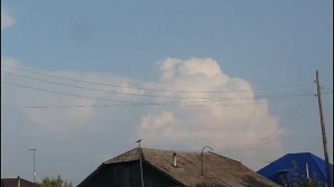 Развитие грозового облако 6 августа 2019 г.