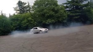 w211 5.0 stock donut drift official club member // W211 5.0 სტოკი დონატი