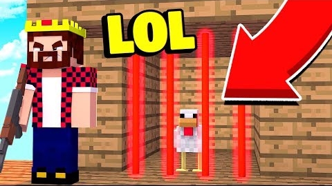 КУРИЦА ЗЕК НОВЫЙ ДРУГ! ПОСТРОИЛ ТЮРЬМУ ДЛЯ КУРИЦЫ МАЙНКРАФТ СКАЙБЛОК смотреть онлайн