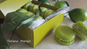 Лаймовые макарон