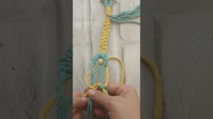 Кашпо-подвес для цветов. 2 часть