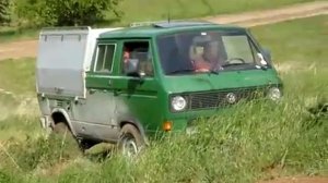 vw t3 doka green