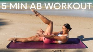 Move with Nicole - 5 MIN AB WORKOUT ｜｜ At-Home Pilates (No Equipment)