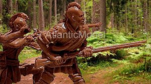 солдатики Barzso индейцы Могавки набор 7 фигур 7 поз set #7 оригинал