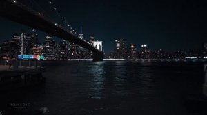 Голубая часовая прогулка в ДАМБО, Бруклин, Нью-Йорк