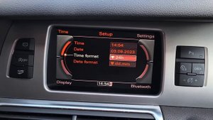 How to Set the Clock on an Audi Q7 4K 🕑🚘