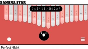 Perfect Night - LE SSERAFIM (kalimba cover) || Keylimba apps Easy tabs