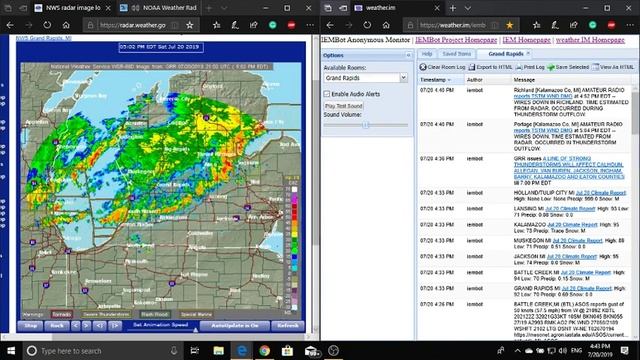 Grand Rapids, Michigan Severe Weather Coverage NOAA Weather Radio