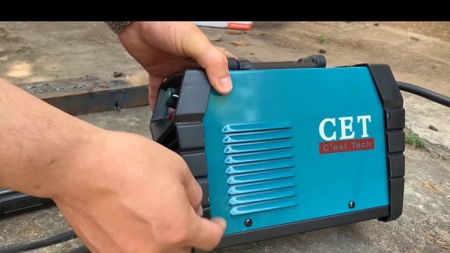 Test thử máy hàn mini CET ARC-200 | Máy hàn mini gia đình