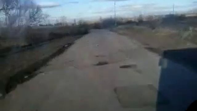 Дорога Грицовский - Новомосковск 30,10,2015