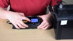 12V/8A, 24V/4A SMART BATTERY CHARGER WITH LCD DISPLAY